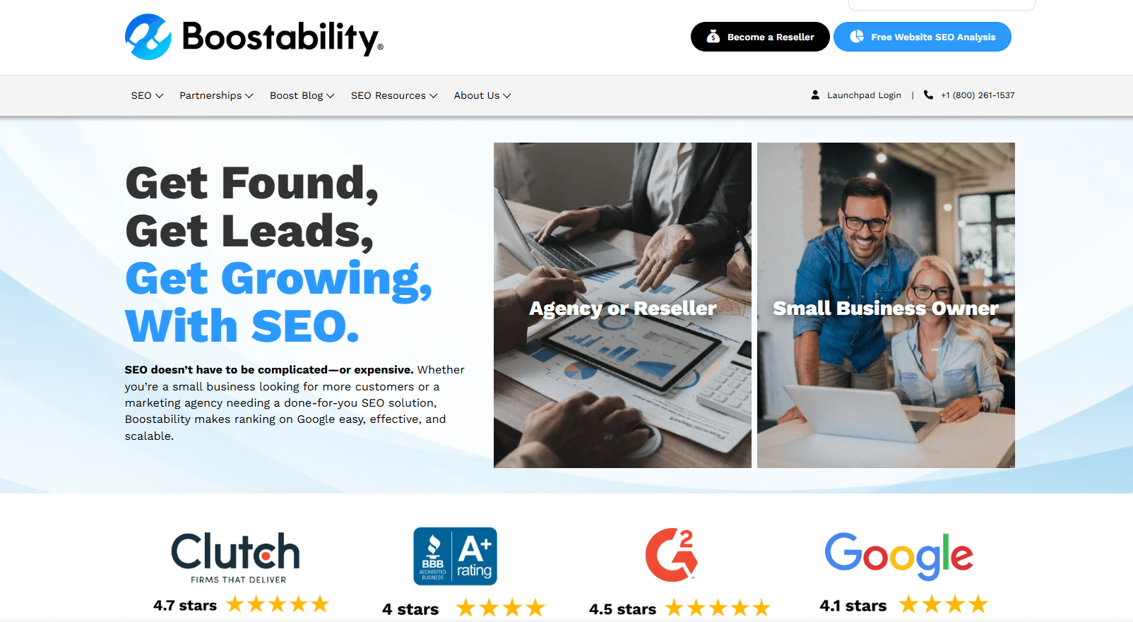 Boostability White Label SEO for SMBs