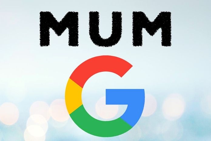 Visualization of Google's MUM AI understanding multiple content types