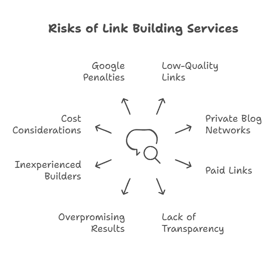 Risk of using link building services